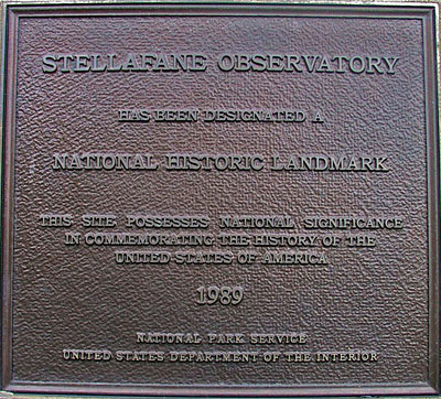 Historic landmark Plaque
