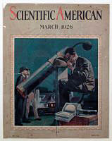 Scientific American Cover, March 1926